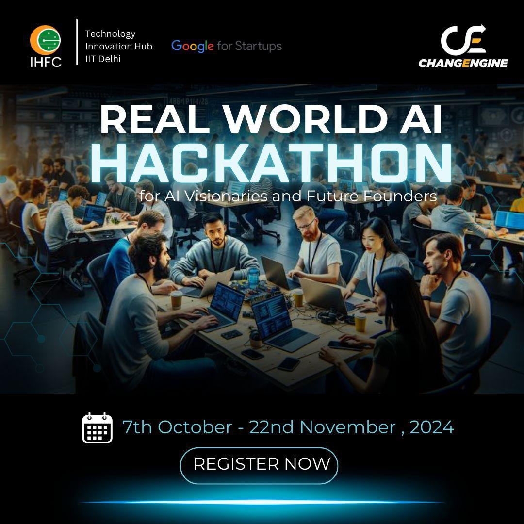 #AI #Hackathon #Google #IHFC #ChangeEngine #HackathonAlert